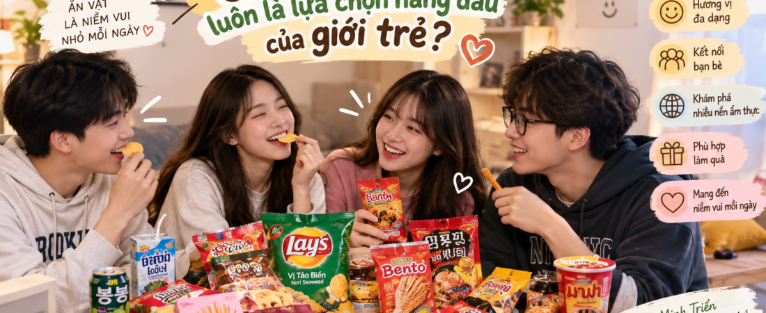 Vì sao đồ ăn vặt luôn là lựa chọn hàng đầu của giới trẻ?